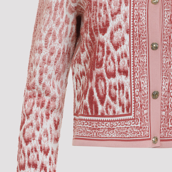 Roberto Cavalli Cardigan - Pink & Purple | f912ed2d751721e76789c2ee41855df367378006