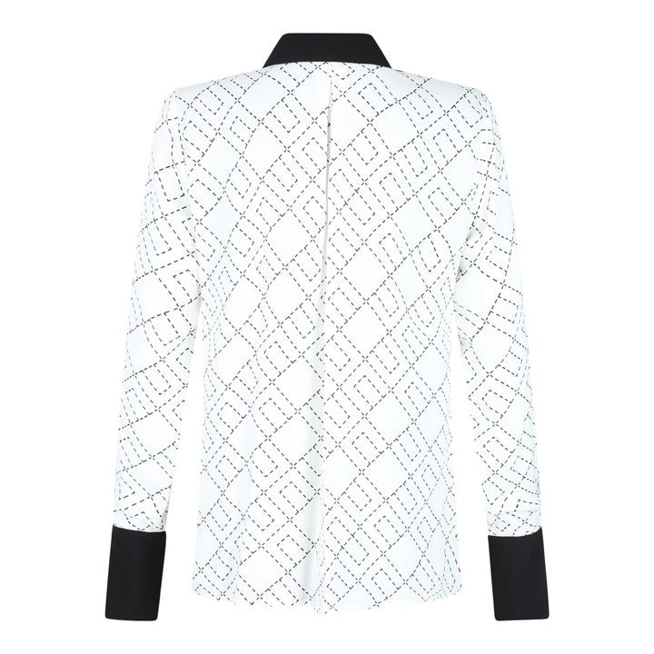 Elisabetta Franchi Shirts - MILK/NERO | 39cd3e321754523da8920df485f1d53f54c3d69f