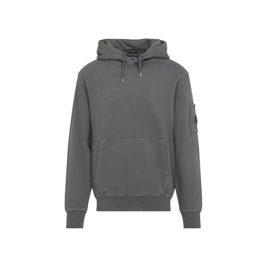 Grey Cotton Hoodie
