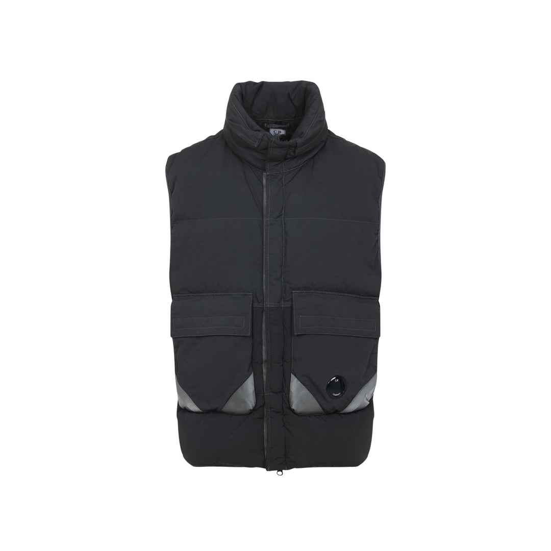 Cp Company Gilet - Grey | 500ea12e7427ae5d3e24ab06b171b164840dd63b