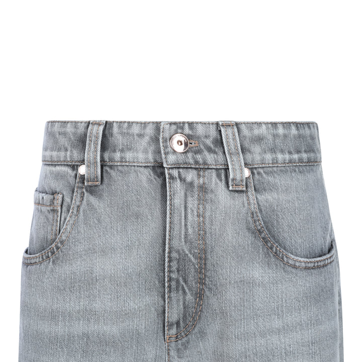 Brunello Cucinelli Jeans - LIGHT GREY DENIM | 84024f1427d61961333b85a958c4f30eed2b1f5d
