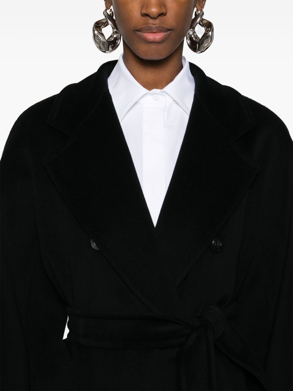 Maxmara Double breasted & peacoat - Nero | 54d365503ee9c3dd23905c8cc2874dc6bc027af5