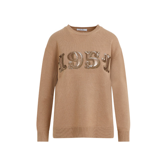 Camel Brown Wool Plata 1951 Sweater