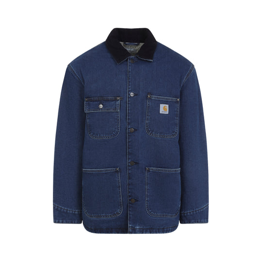 Dark Blue Navy Organic Cotton Og Chore Coat
