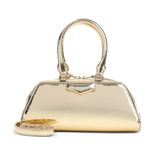 Golden Antigona Ew Mini Calf Leather Handbag