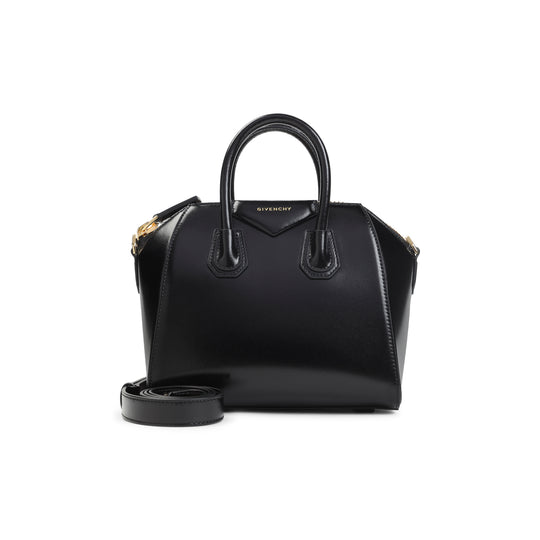 Black Antigona Mini Calf Leather Handbag