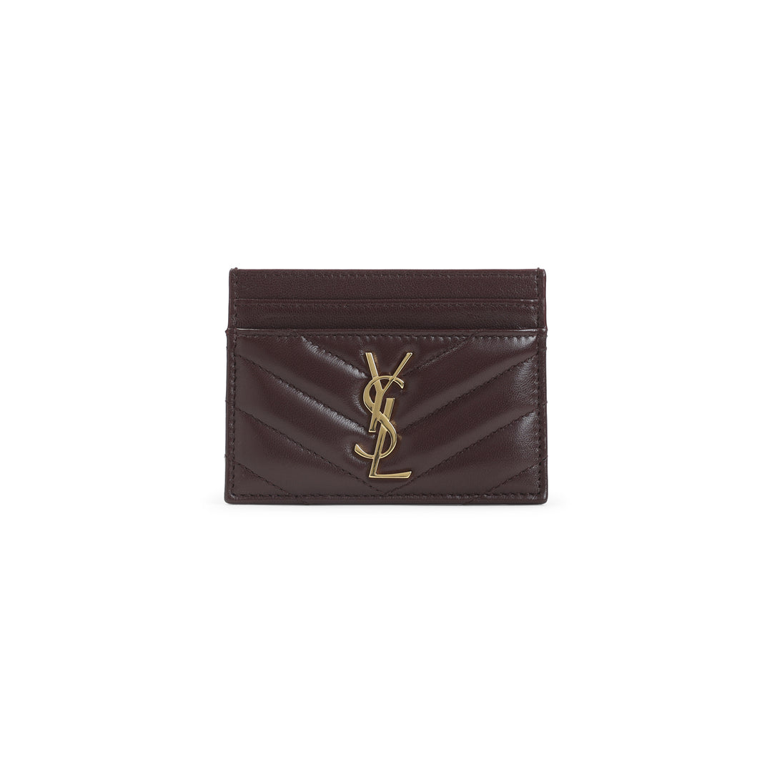 Saint Laurent Credit card case - Rosso | c16567df46714bba496ed7aa966c56f5a6195c25