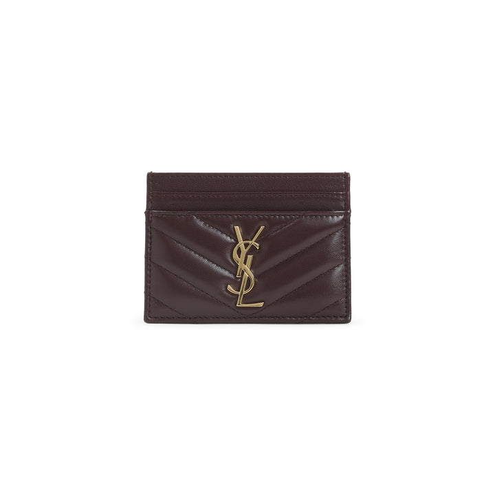 Saint Laurent Credit card case - Rosso | c16567df46714bba496ed7aa966c56f5a6195c25