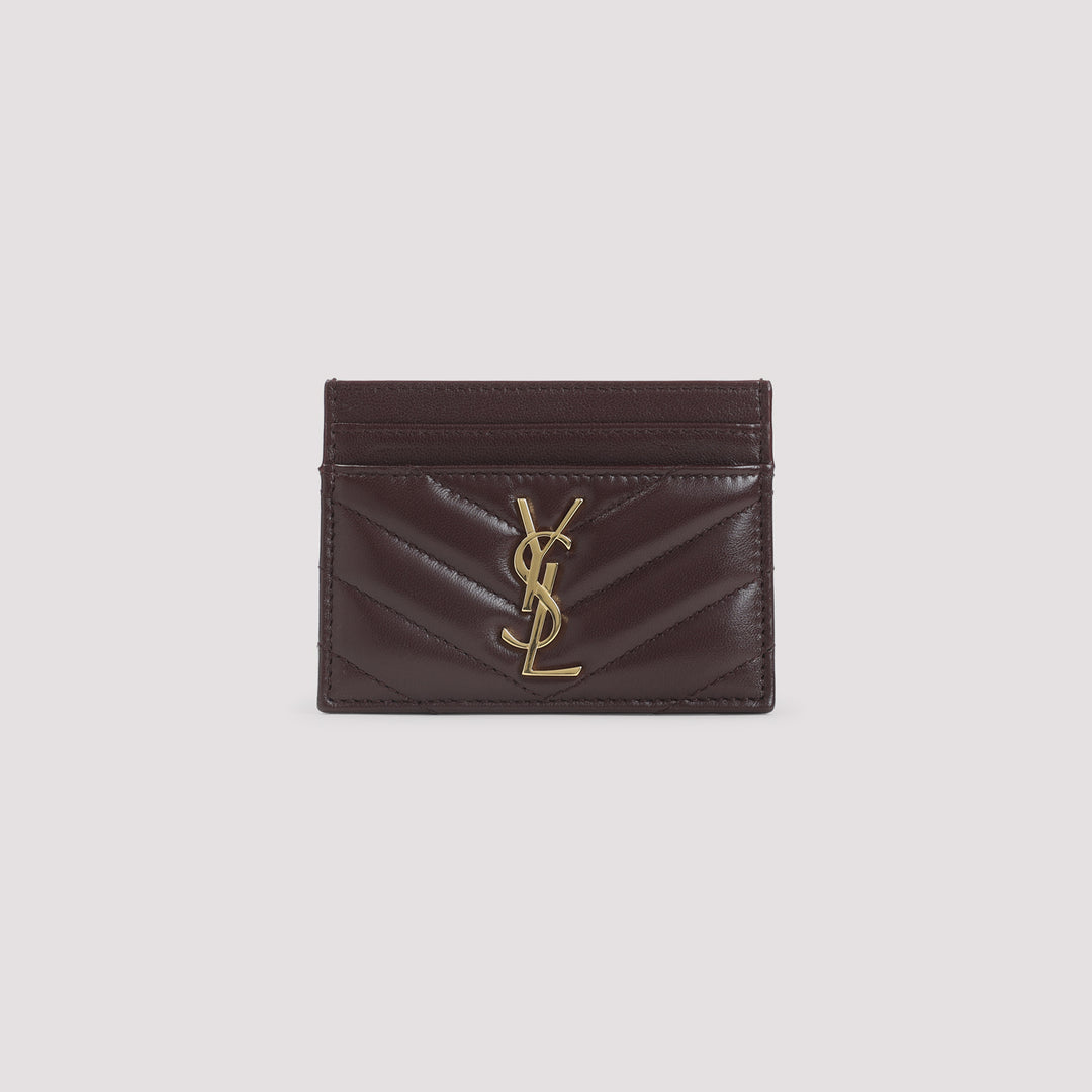 Saint Laurent Credit card case - Rosso | 77c233db71e29615285a90bf8c2c793d91dd1ba3