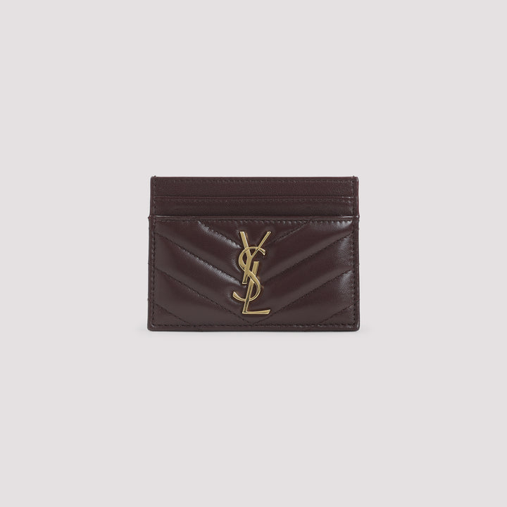 Saint Laurent Credit card case - Rosso | 77c233db71e29615285a90bf8c2c793d91dd1ba3