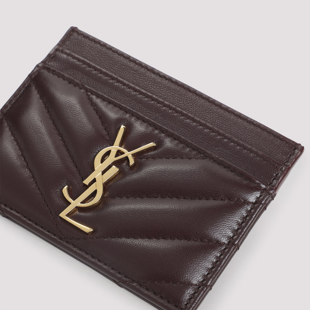 Saint Laurent Credit card case - Rosso | a0c05d8dd7d4fb139ab868bc53814b7db77c828a