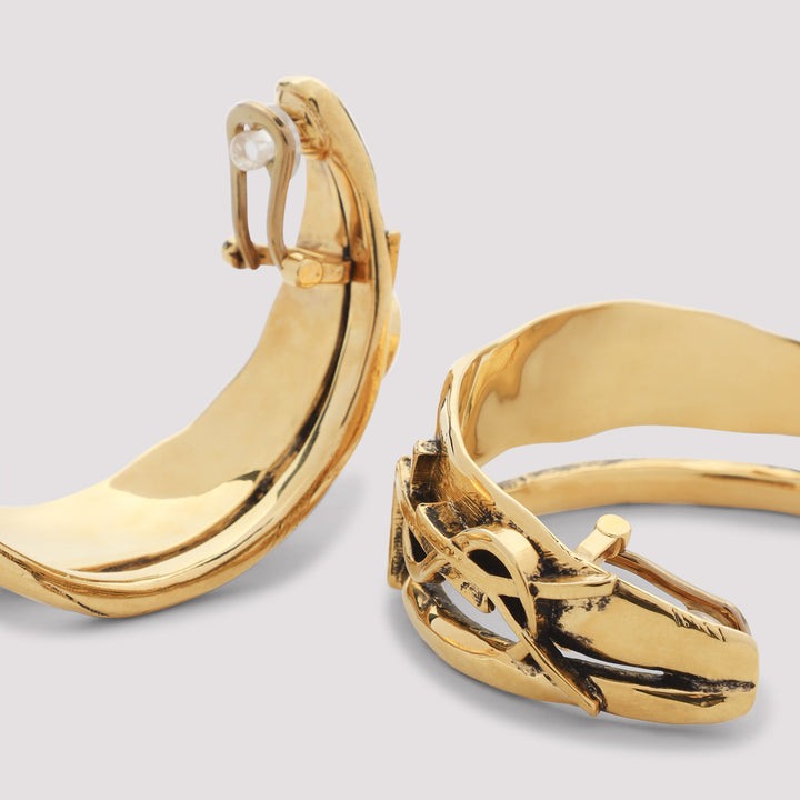 Saint Laurent Earrings - Metallic | fb5ee1154a04aedef6d945906fe211c0ad1eef50