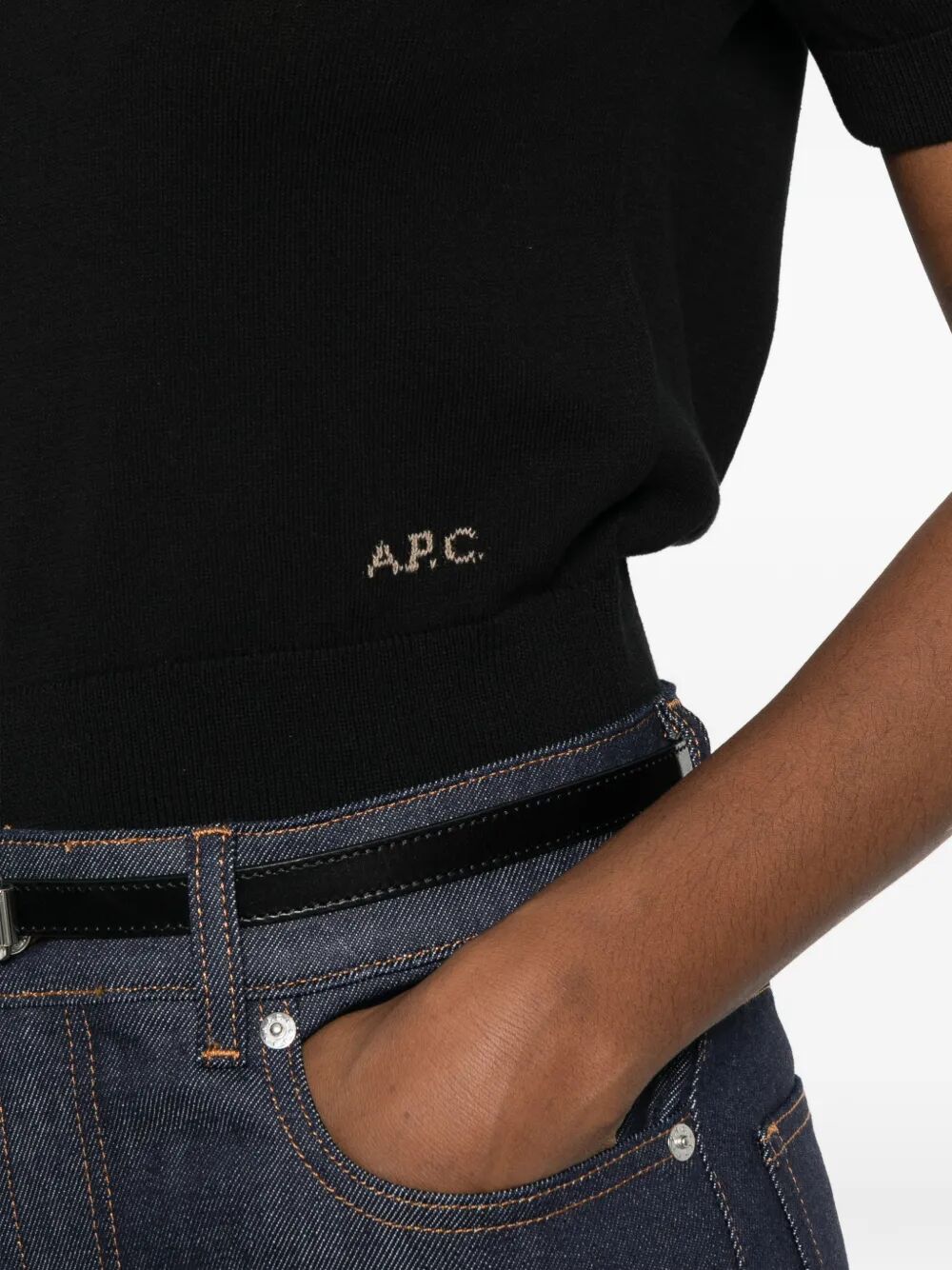 A.P.C. Polo - Nero | fff50e540b3e6e91924a1ffe95c91db7333a2adc