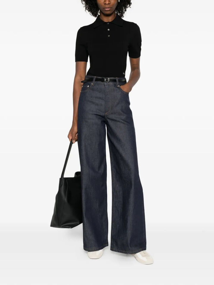 A.P.C. Polo - Nero | 047ec1de41c7c96b65fb801e9e61eca6ff42bdfc