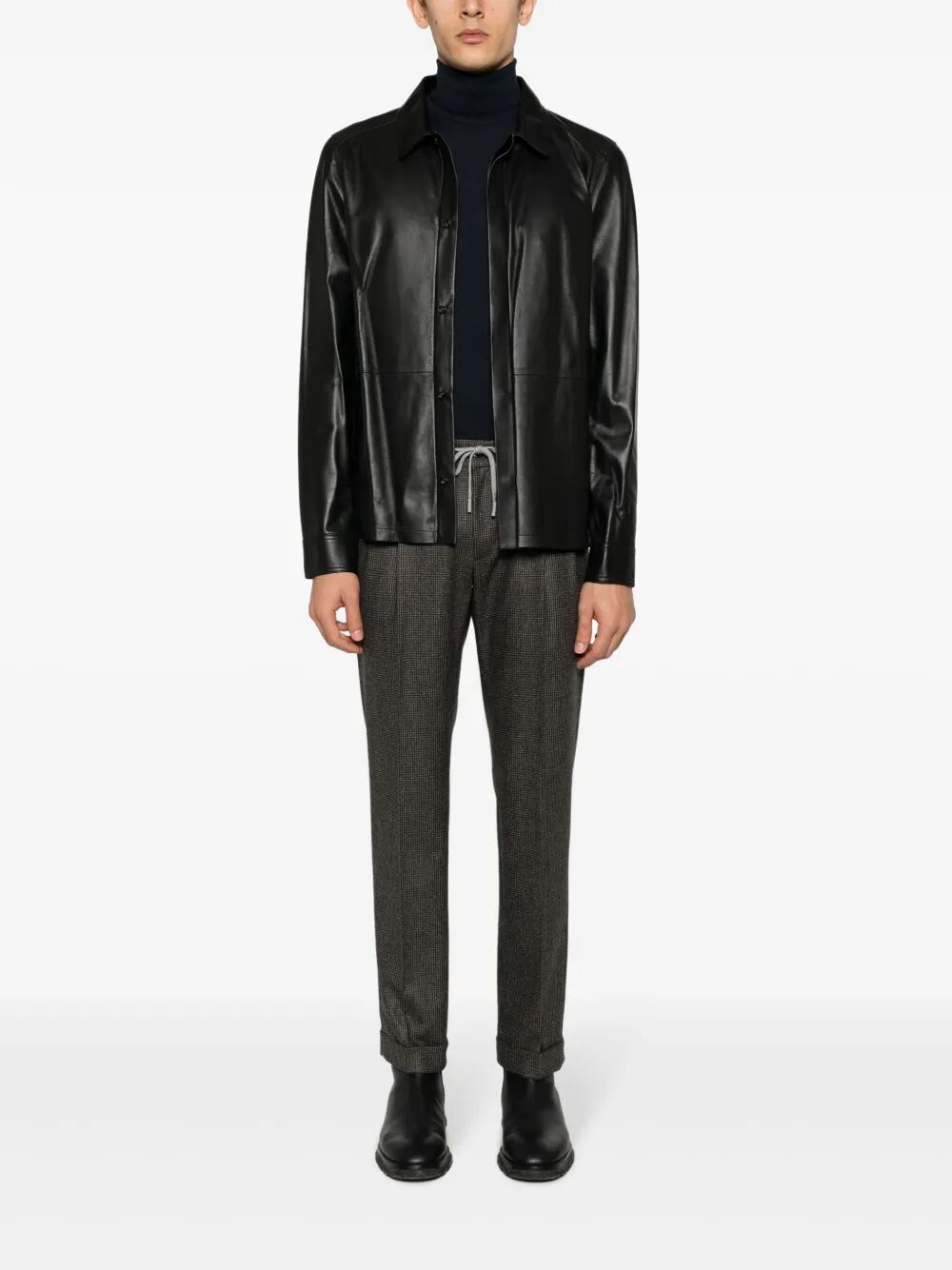 John Smedley Turtle neck - Blu | 08b30ce3d6c89afe72a8d509b131385968b46855