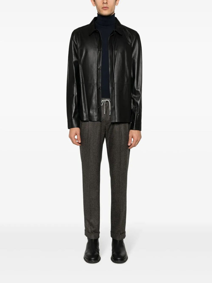 John Smedley Turtle neck - Blu | 08b30ce3d6c89afe72a8d509b131385968b46855