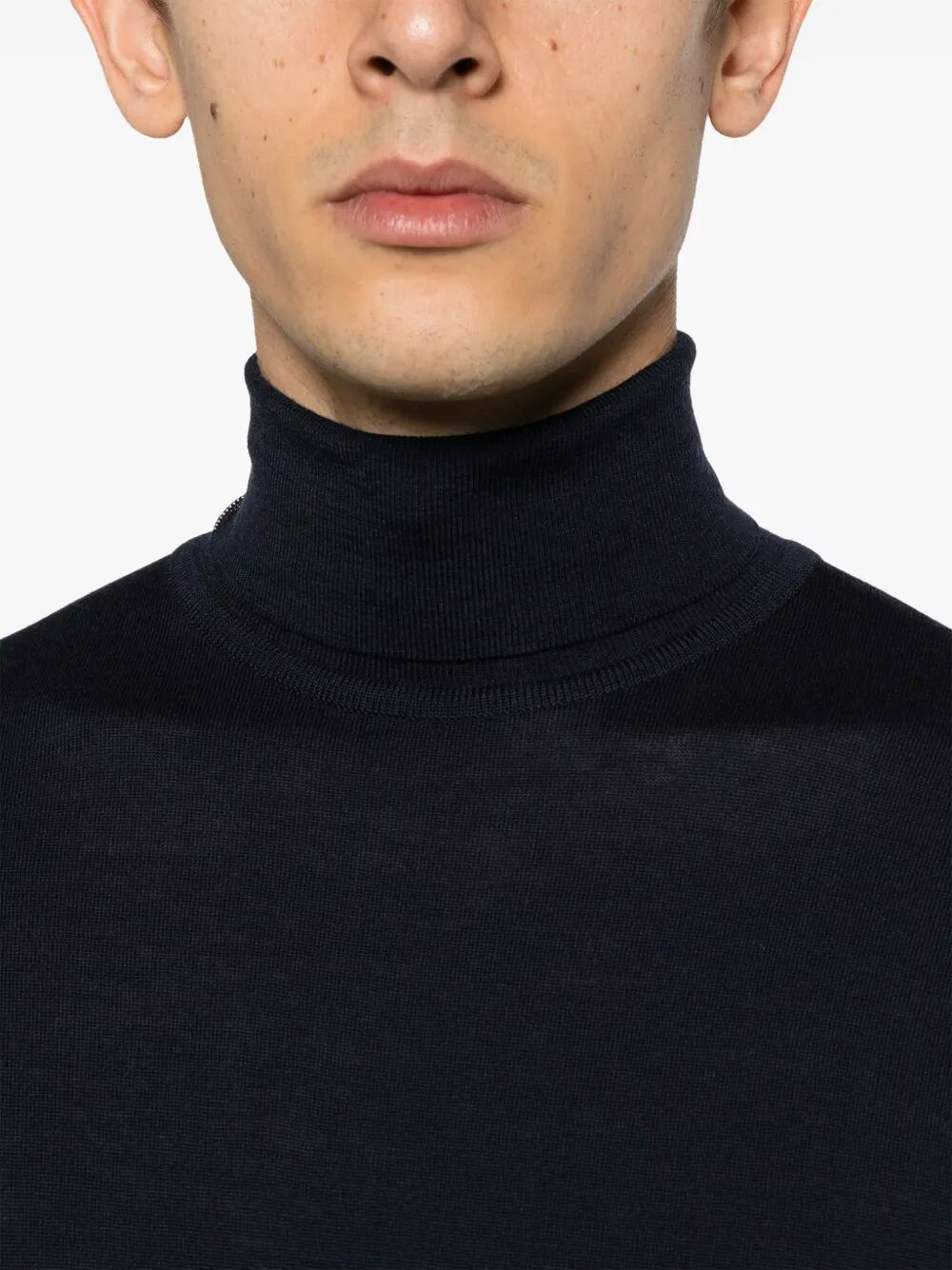 John Smedley Turtle neck - Blu | 950e5761788c44b3192d68a727082406522bfe92