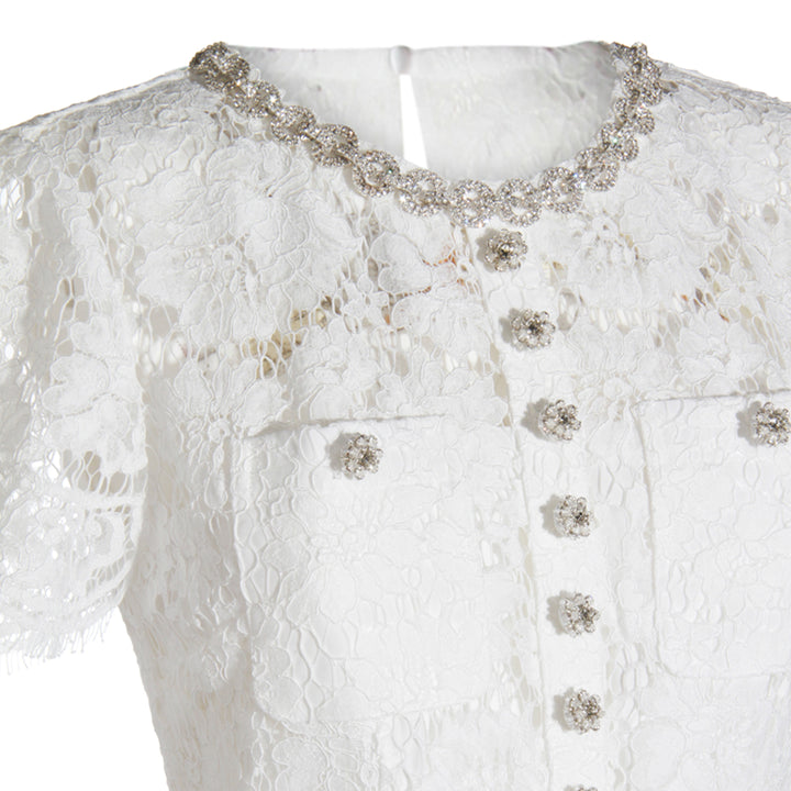 Self-Portrait Dresses - WHITE | 7396fdb8e96c912f29637acc67c5874609991a91