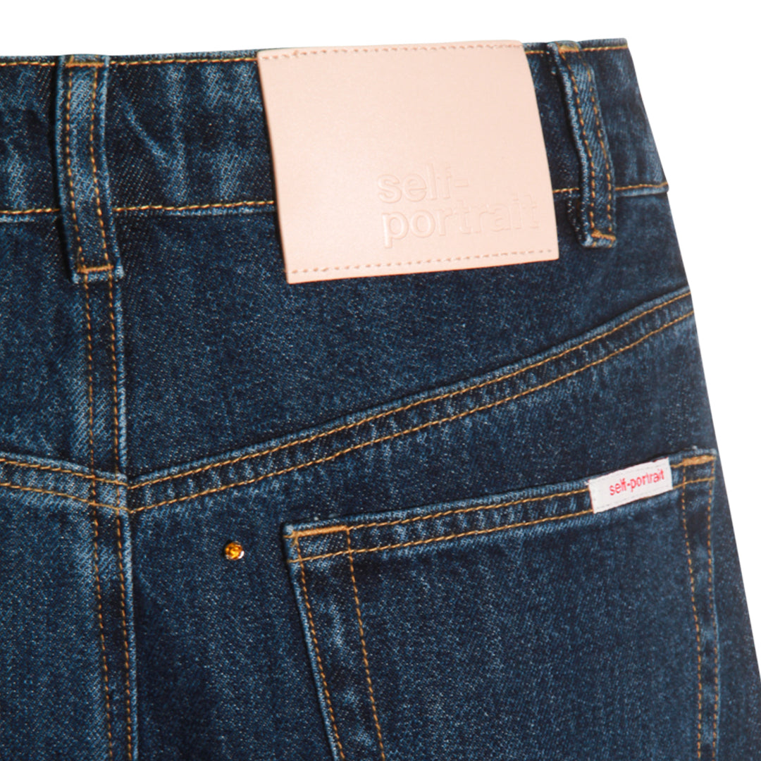 Self-Portrait Jeans - Blue and green | 84413859d02e77b5526a9e65ea9c611b06fc2595