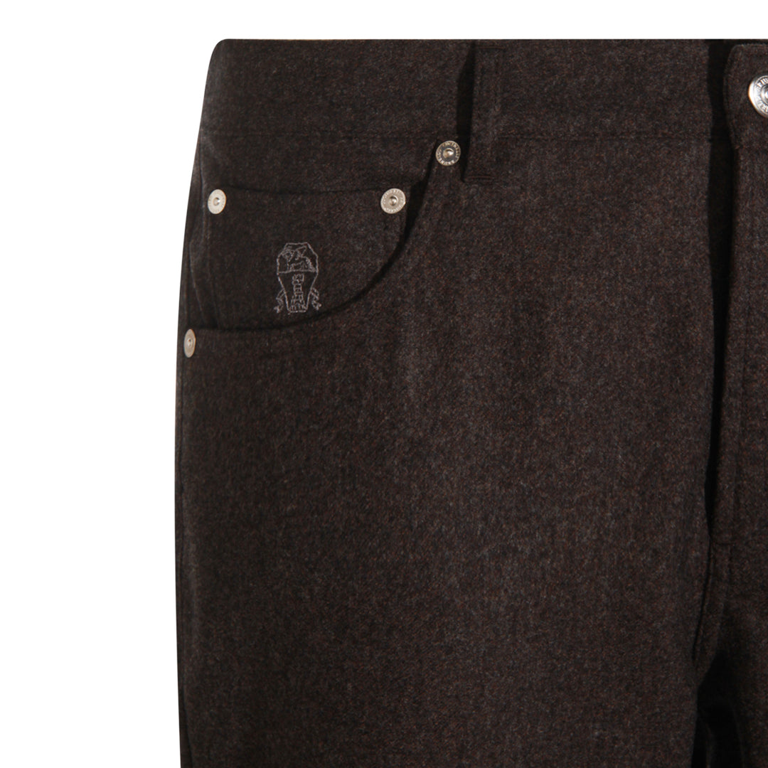 Brunello Cucinelli Trousers - Marrone | 7a950e8edd68e9aea201c5c2e88d0f3ae63135ce