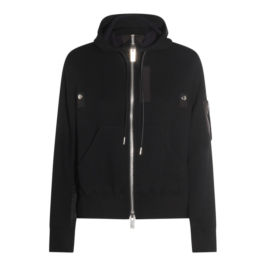 Sacai Sweaters - Blacks and greys | 5cae222a705efb32ad73b9af3d9bd20e2a7b59e9