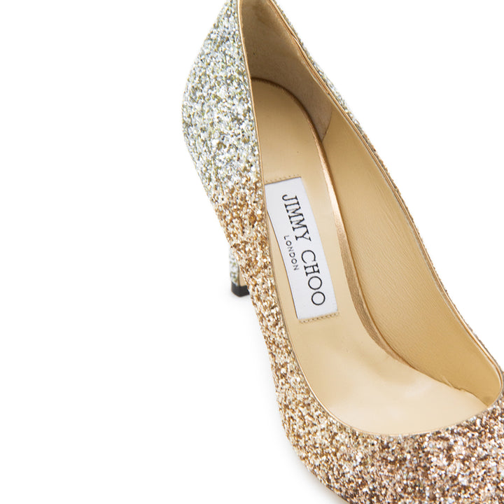 Jimmy Choo With Heel - GOLD/GOLD/SILVER | 295ee255d4f56338df2105300f43f493671510cd