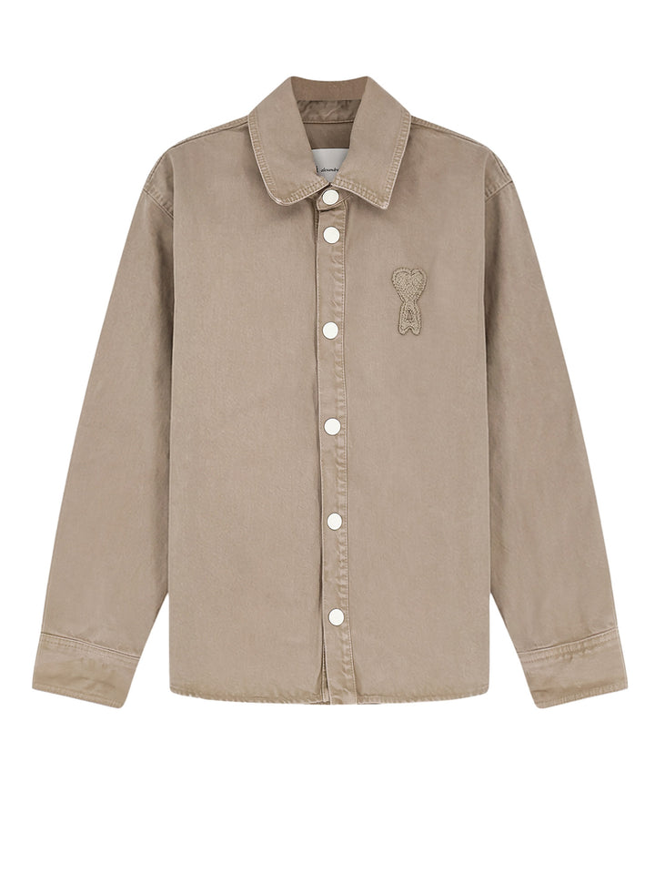 Ami Paris Shirts - BEIGE TAUPE | 027006476108824d68d18997516d60631c91c602