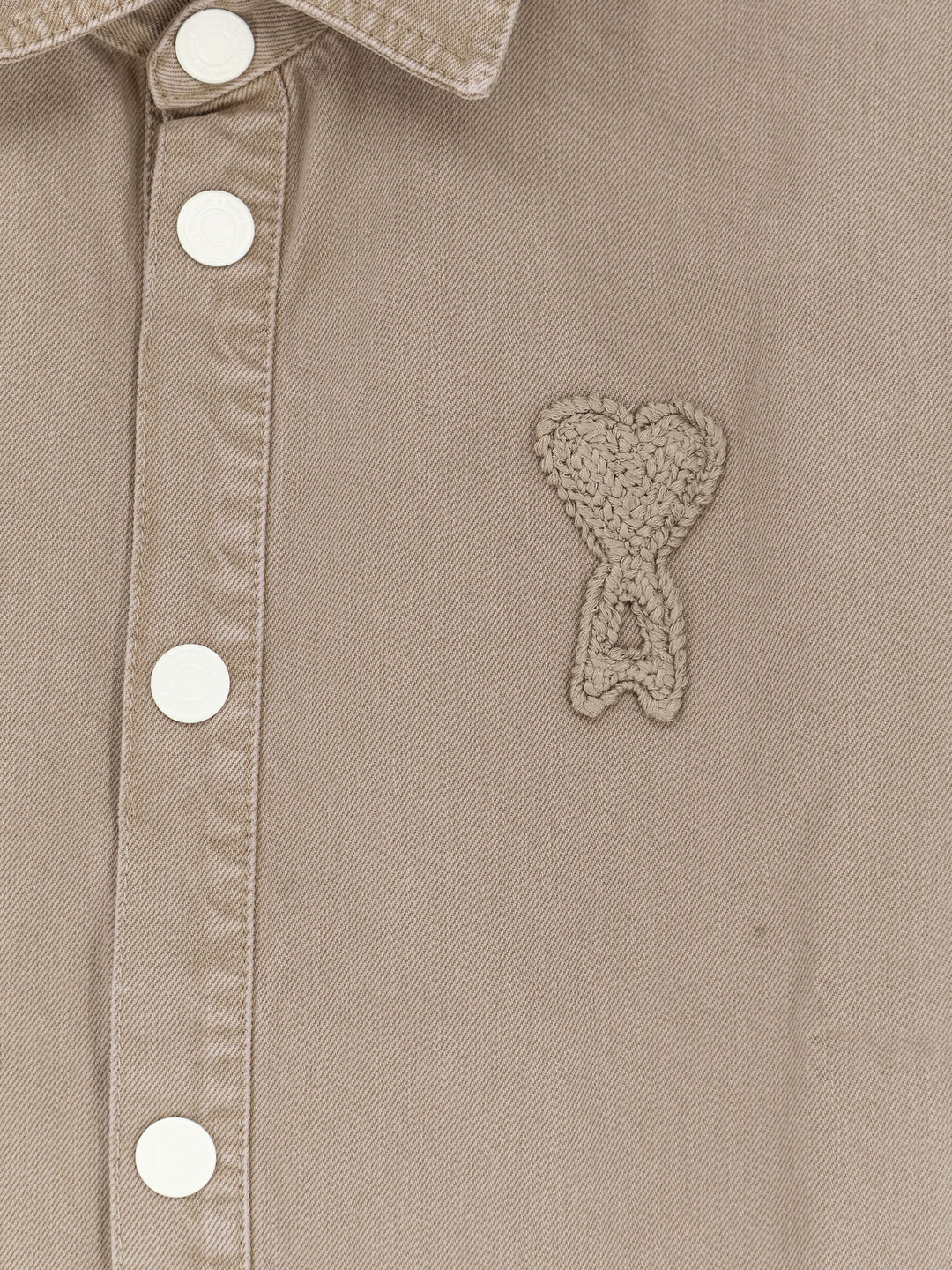 Ami Paris Shirts - BEIGE TAUPE | 6d7c07d81b06c86587c0b84acae8525e422deb46
