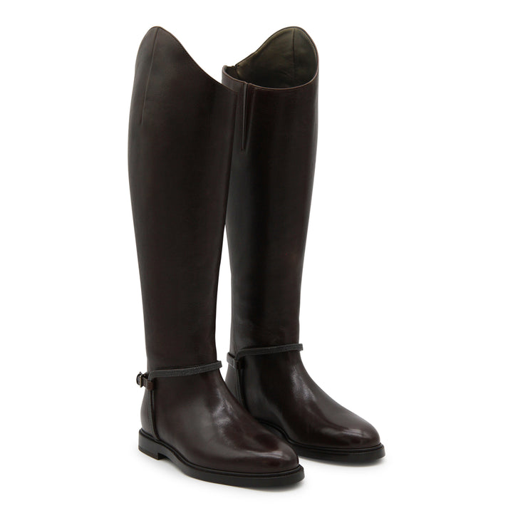 Brunello Cucinelli Boots - Marrone | c0b63514250da77fc458e370d591b6211de96514