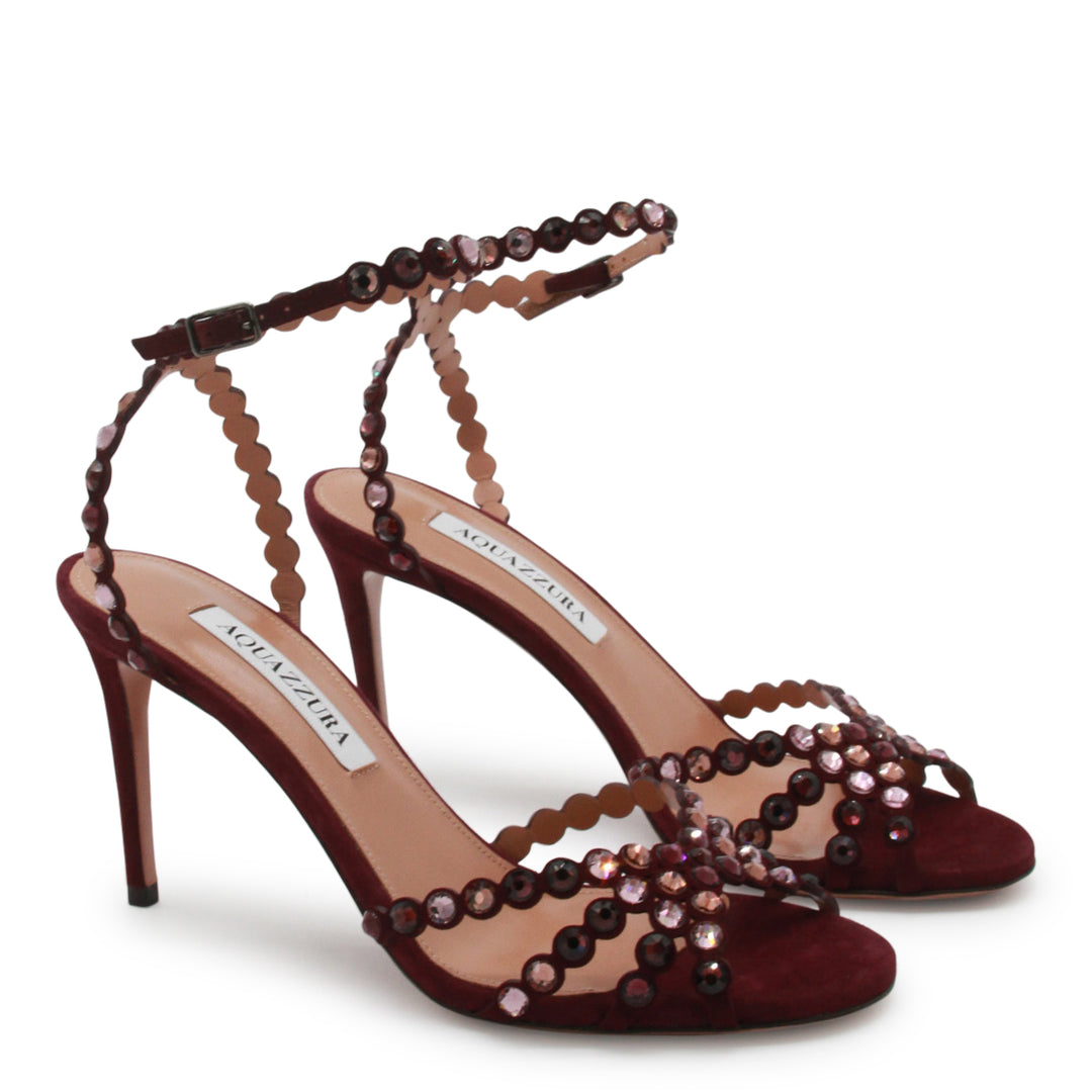 Aquazzura Sandals - BLACKBERRY | 3a2402d7840be7ea3d0ec3599489b2b1524e3cb0