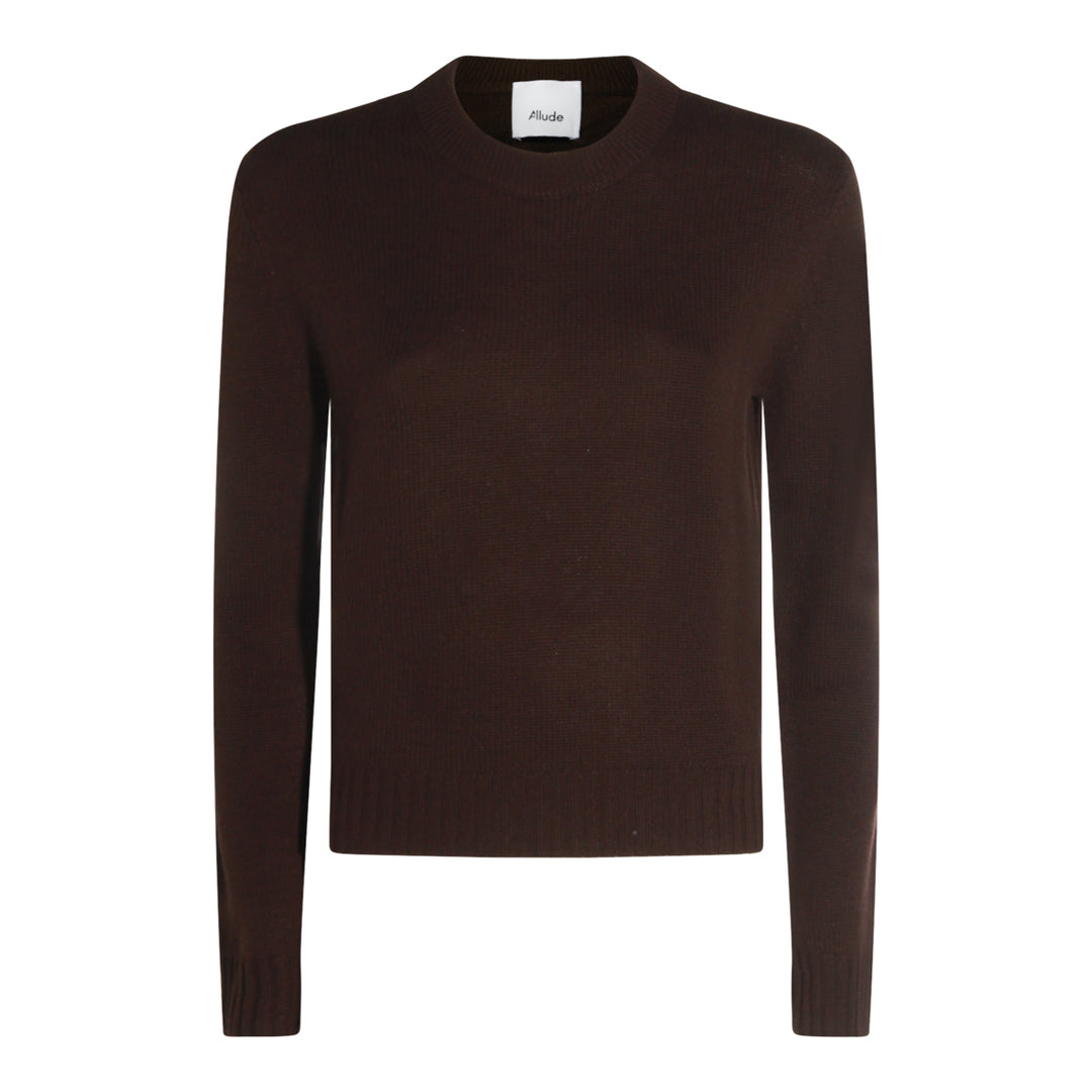 Allude Sweaters - Marrone | 575f67572cc9b1a7d458428f65fabb18659c1a6d