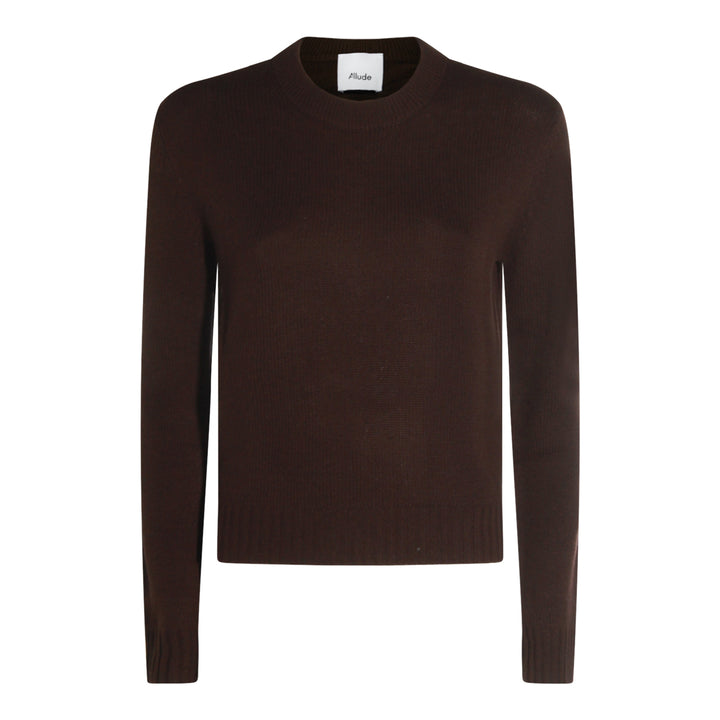 Allude Sweaters - Marrone | 575f67572cc9b1a7d458428f65fabb18659c1a6d