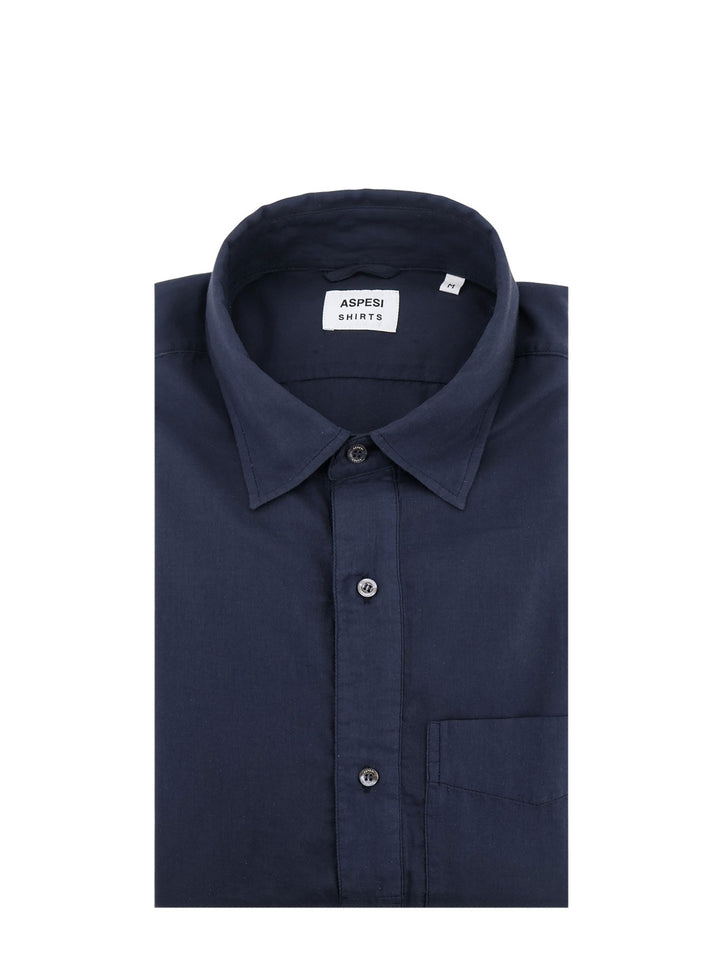 Aspesi Shirts - Blue and green | f94a04a8a3470634ca981a91d1f375dedc34a1a8