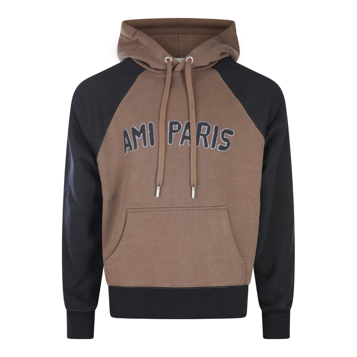 Ami Paris Sweaters - BROWN/BLACK | 84b31dc85f97283567cbb6007b4a0e44acc9a4d3