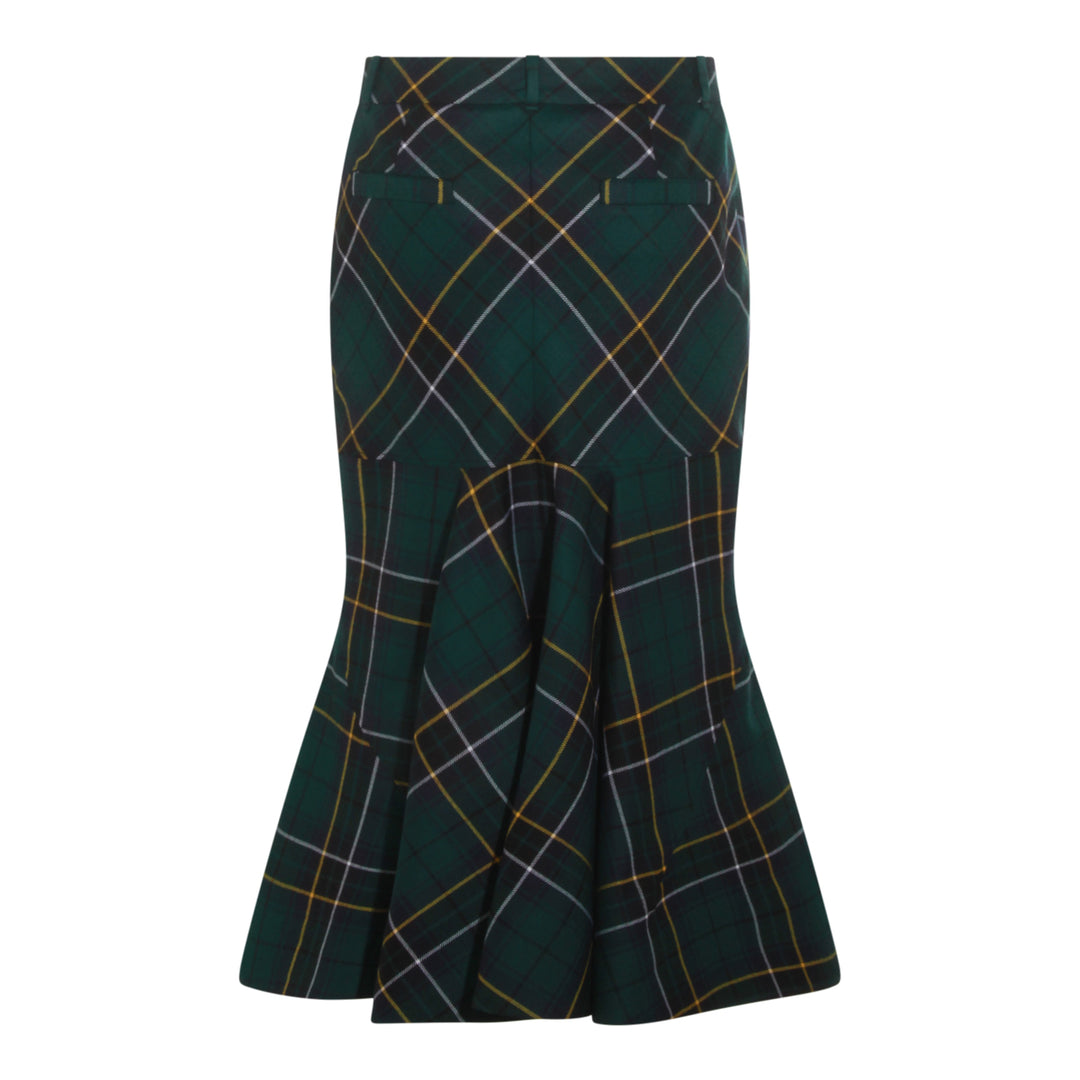 Alexander Mcqueen Skirts - NAVY/GREEN/YELLOW | 701c1f4aaf506114d36e692fd6cb09684ccbe6e7