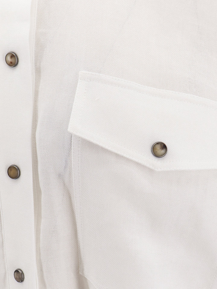 Brunello Cucinelli Shirts - Light and natural | 2ef97a9ed7f13d771726eea5ba65013f8f0aa514