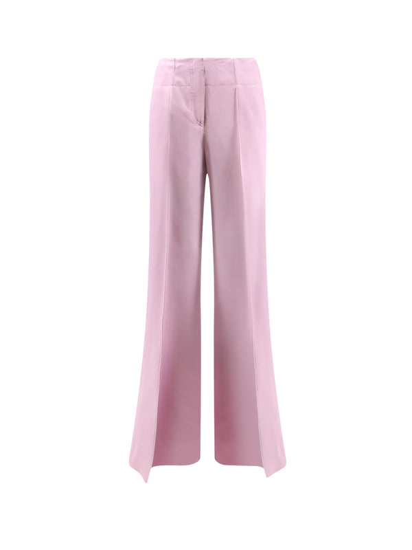 Nancy Virgin Wool And Silk Trousers