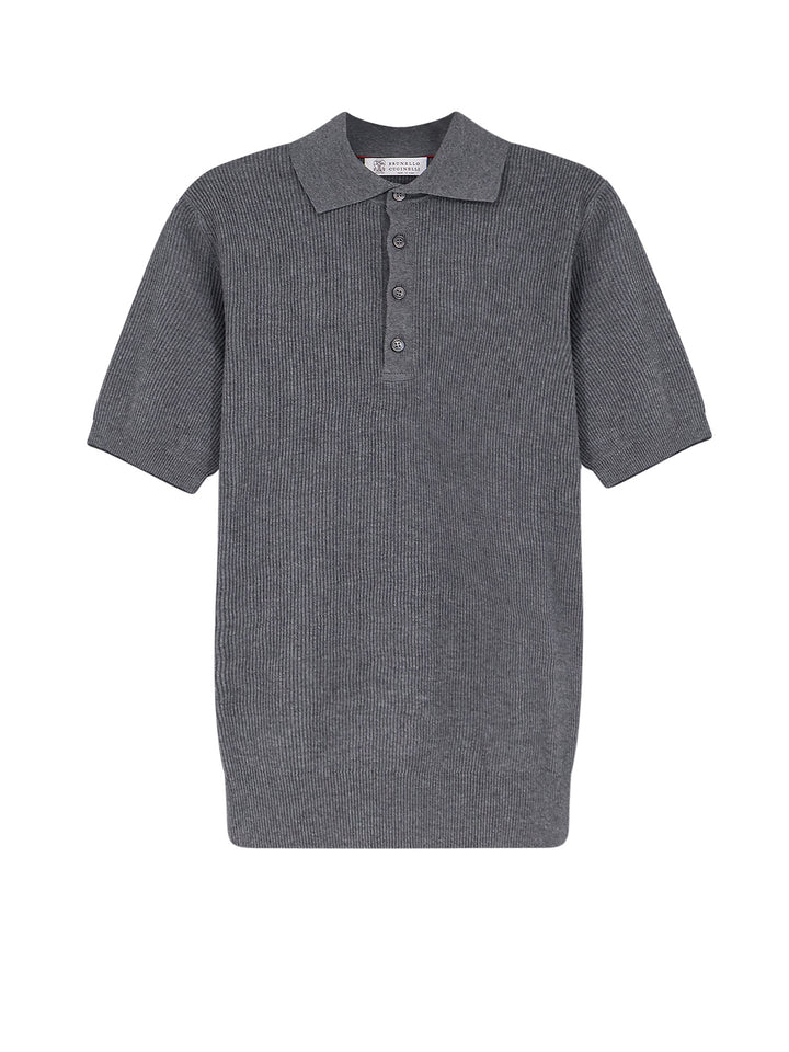 Brunello Cucinelli T-shirts and Polos - GRIGIOSCURO | f6f8cbda9a4eae9c292bc78b2568c32b6168d402