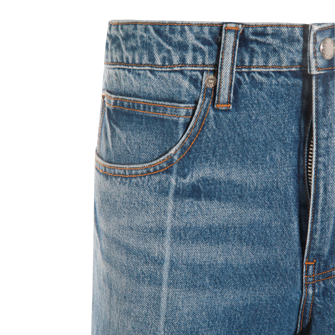 Alexander Wang Jeans - VINTAGE MARBLED BLUE | c58de6e032feaf46de68c36a2ff150f35318cf5b