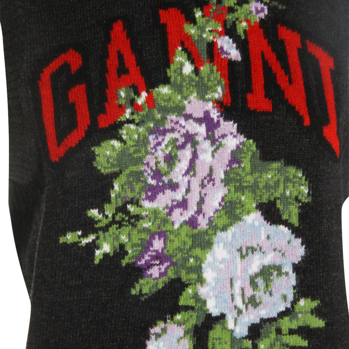 Ganni Sweaters - PHANTOM | dbe57b1bf235655216c27178fafa1dcd8a124037