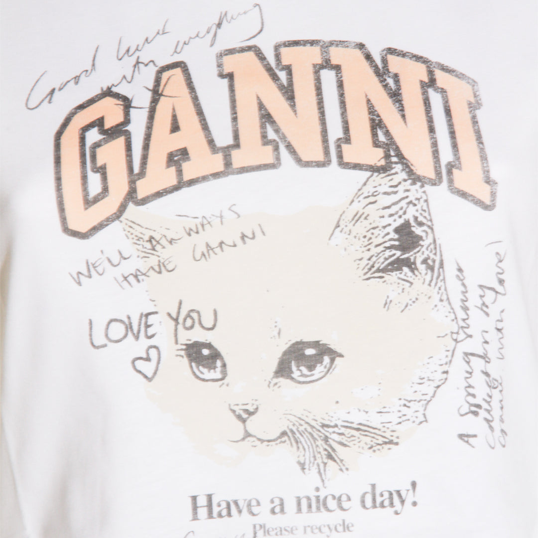 Ganni T-shirts and Polos - Light and natural | 97208f1dead6c2de71f6b0b7a771675548b9903a