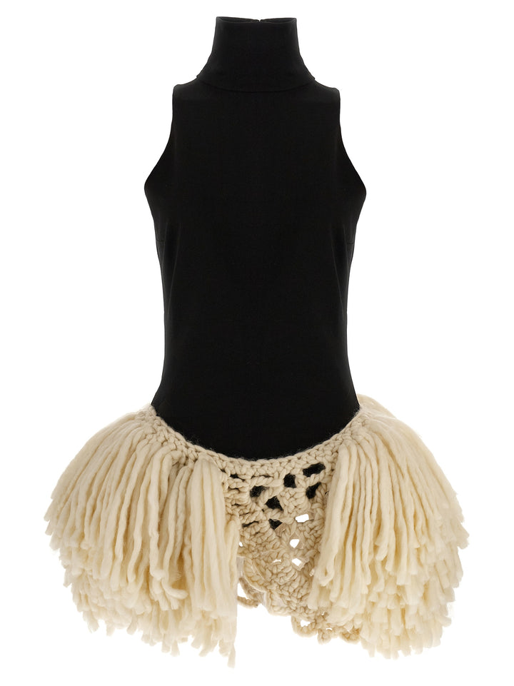 Magda Butrym 01 Abiti - Bianco/Nero | e5adaac20ef030b59148e600f9cfcc6d1d6b0bcc