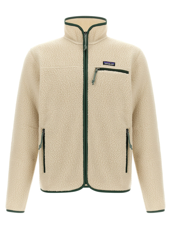 Retro Puffer Jackets Beige