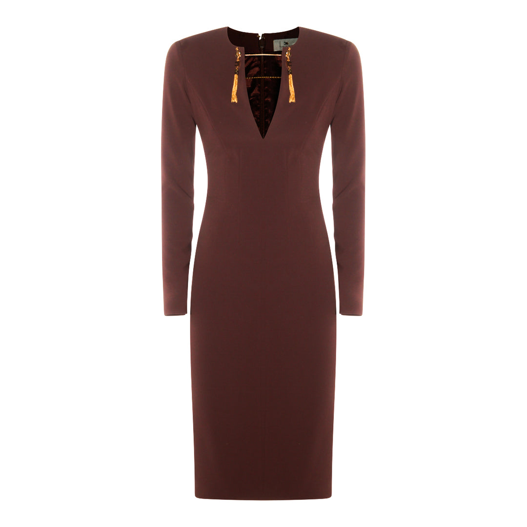 Elisabetta Franchi Dresses - MERLOT | bd22ea87f1638f3acced80d9694e12f4b9883fae