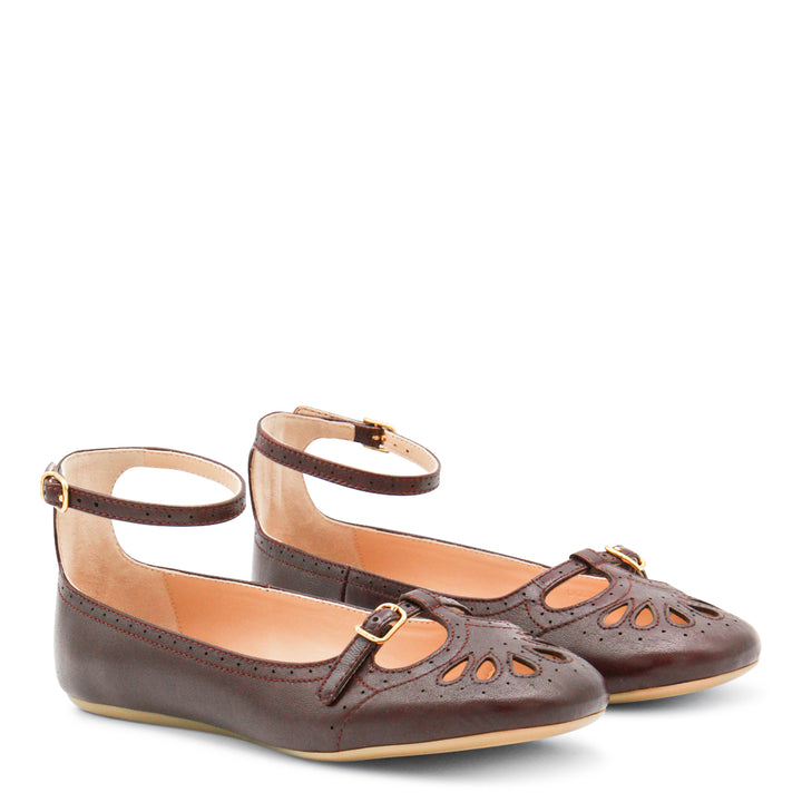 Chloè Flat shoes - BURNT PURPLE | ca961e4eca46a6726a425a1234d4d2394f66fcd9