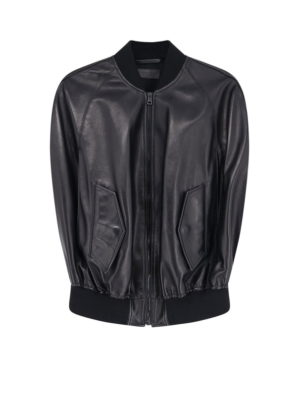 Sleeveless Leather Jacket