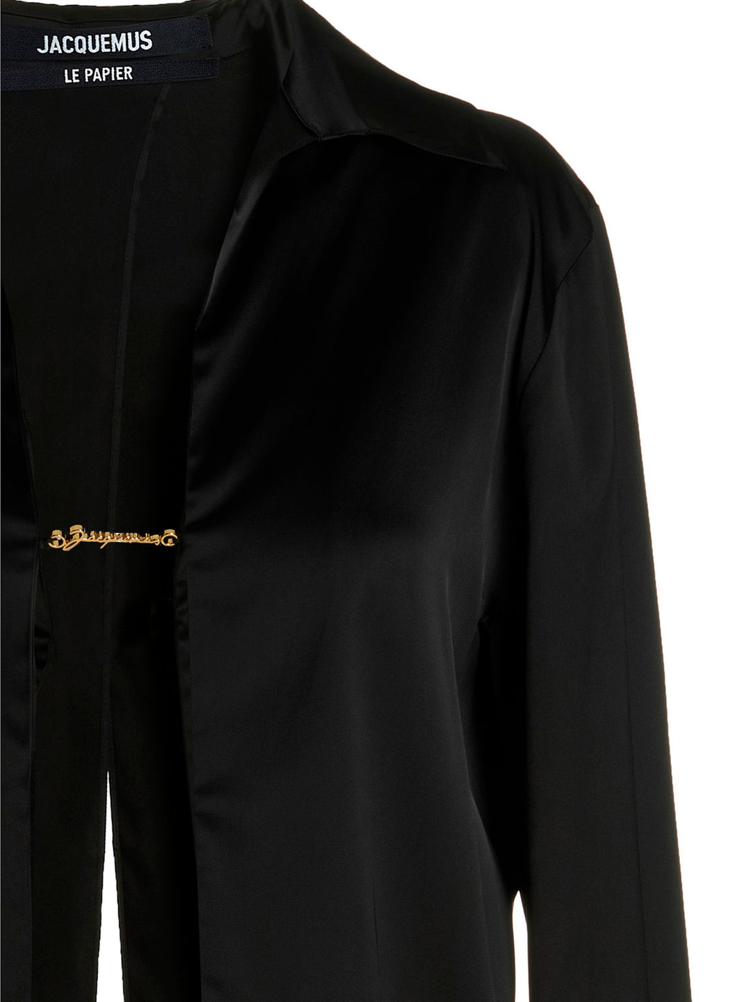 Jacquemus Le Chemise Notte Camicie - Nero | dd34782abe6db25e3329ef4baa3fc1eb6d7ef906