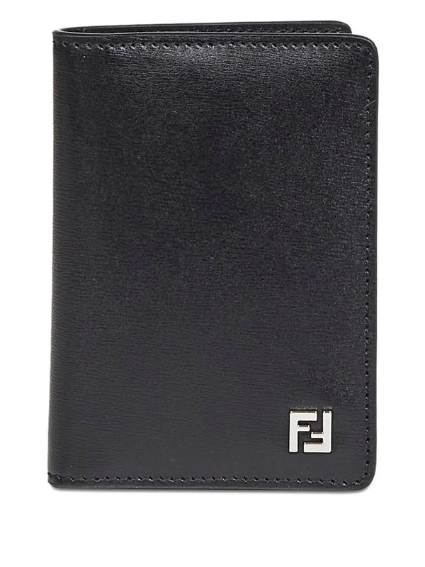 Tarjetero de piel Squared FF con forma de libro