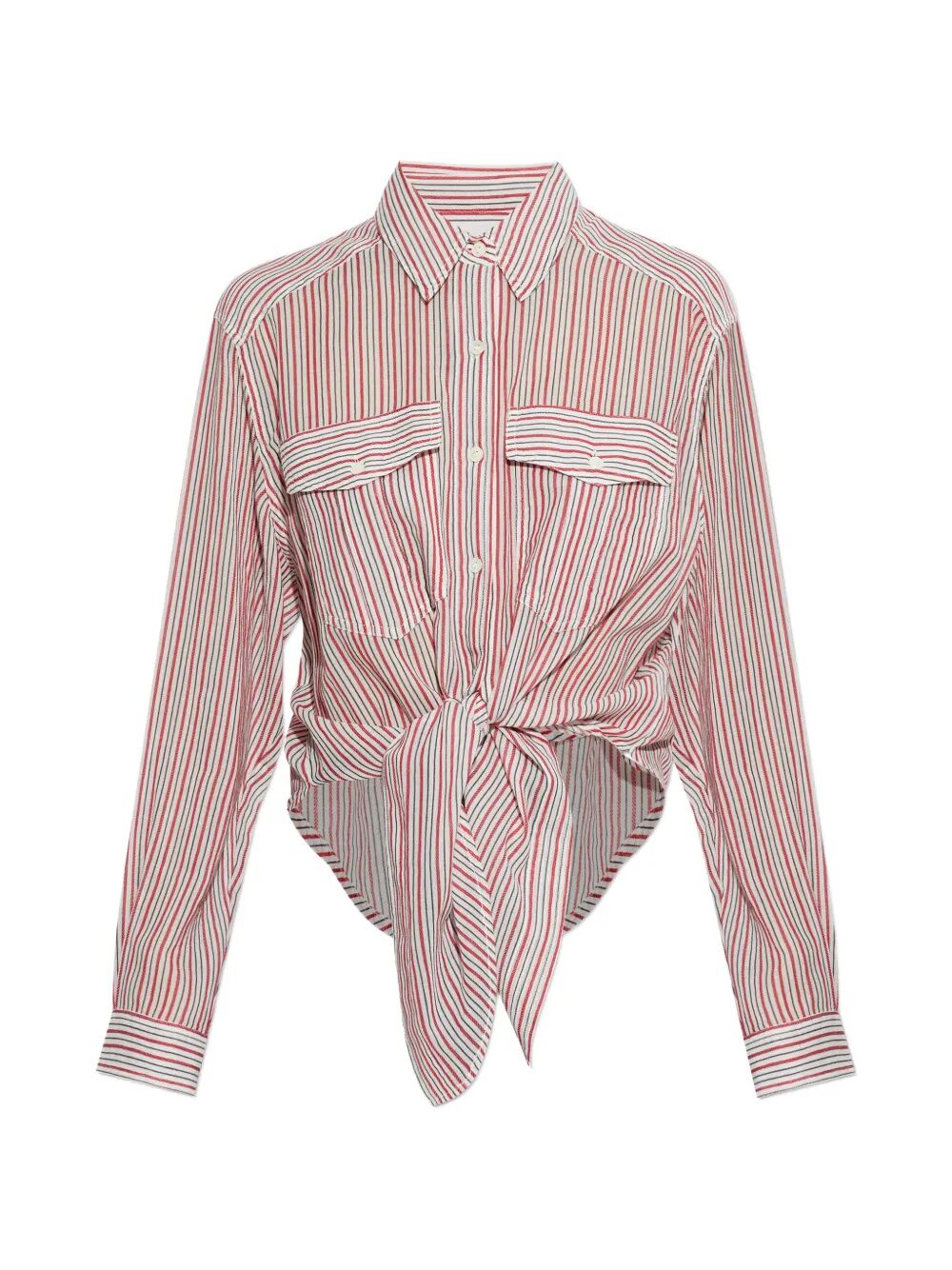 Marant ÉToile Striped - Rosso | 82294858f32e7aa5127b5db85f9342b4fb53f533