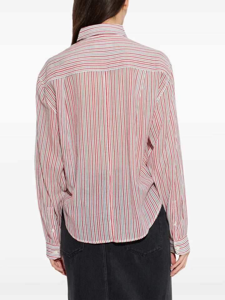 Marant ÉToile Striped - Rosso | aae160b150d78d05ef26402b6f3a50d8db5a678a
